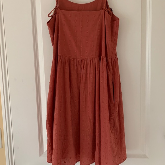 Madewell Dark Pink Flower Sundress - Picture 4 of 10